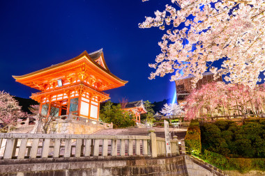 在京都的春夜圖片