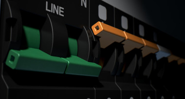 電氣線路斷路器面板