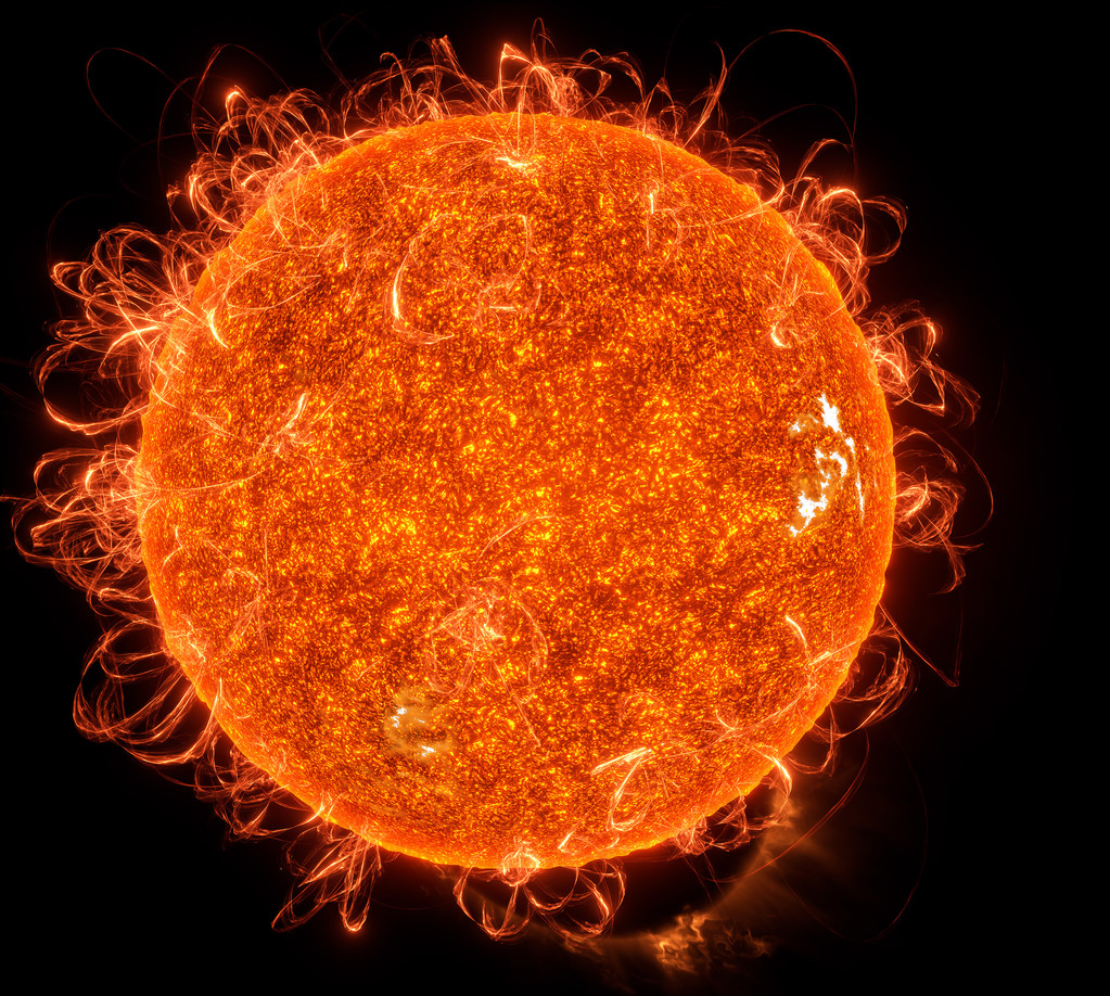 太阳的表面图片