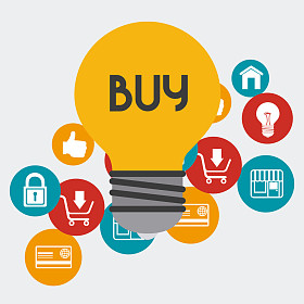 购物设计、 矢量图