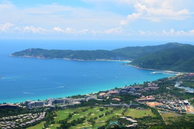 亞龍灣熱帶天堂森林公園-山的美麗景色
