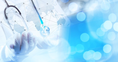 作為散景接觸智能醫(yī)療醫(yī)生手顯示網(wǎng)絡(luò)