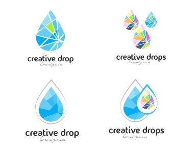 水下降标志矢量