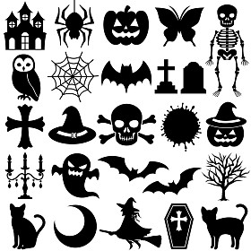万圣节插图图标