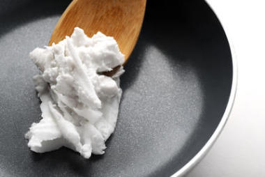 椰油煎鍋中關閉