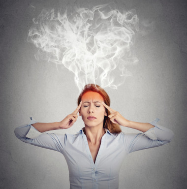 女人想得太辛苦蒸汽来出来的头