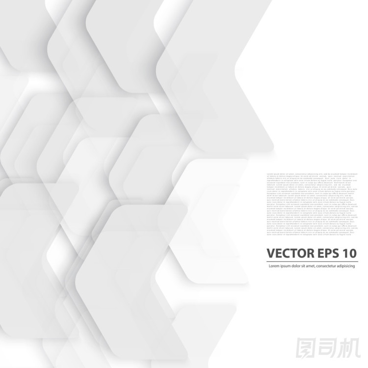 從灰色矢量抽象幾何形狀