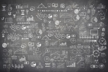 黑板黑板紋理信息圖表集合手繪涂鴉素描商業(yè)經(jīng)濟(jì)金融的內(nèi)容