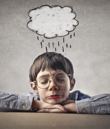 悲傷的孩子圖片