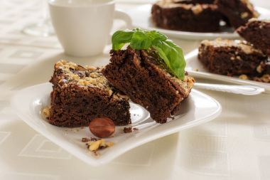 核仁巧克力饼图片