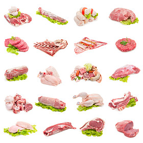 新鲜的肉
