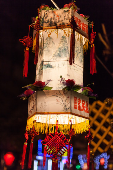 展览的元宵节花灯