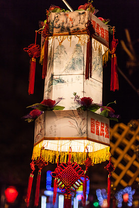 展览的元宵节花灯