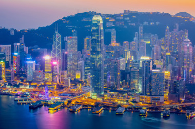 暮光之城的我國 Hong 香港的維多利亞港
