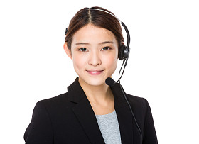 亚洲女性客户服务运营商图片