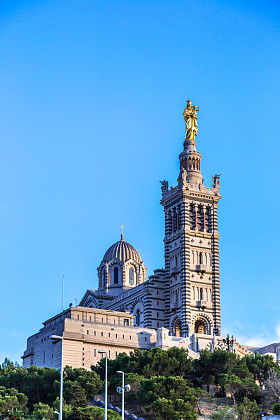 在马赛 Notre Dame de la 前卫