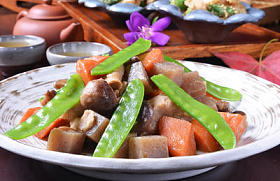 中国的素食食品图片