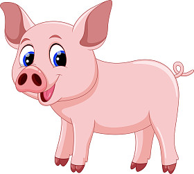 可爱的小猪卡通图片