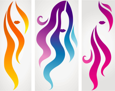 女性的圖標(biāo)集照片