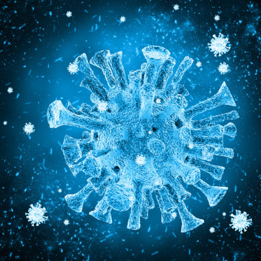 细菌入侵细胞导致疾病照片