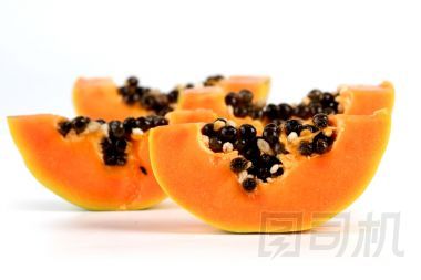 橙色的成熟木瓜