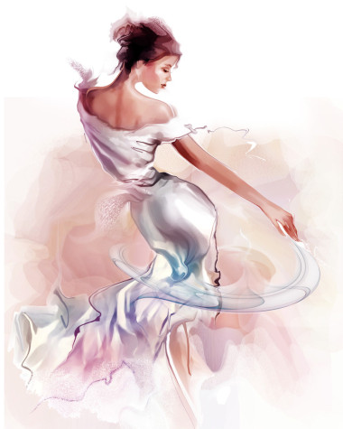 美丽时尚女孩照片