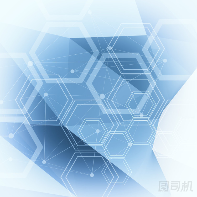 抽象的低聚幾何背景圖片