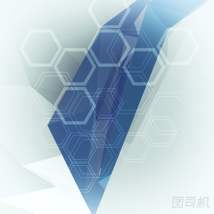 抽象的低聚幾何背景