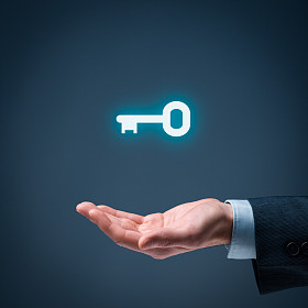 商人提供成功的关键图片