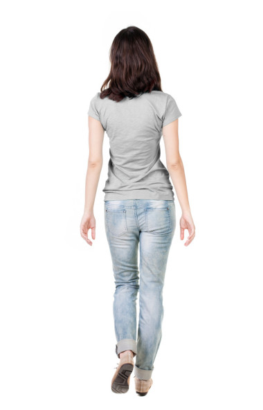 后步行女人觀圖片