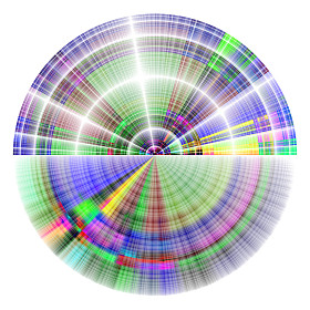 抽象的径向背景图片