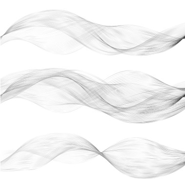 矢量抽象彩色波浪設(shè)計(jì)元素