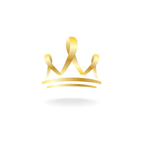 金丝带皇冠标志图片