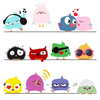 可爱的小鸟图片