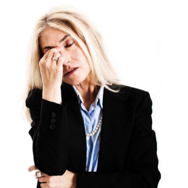 強調(diào)的女人肖像圖片