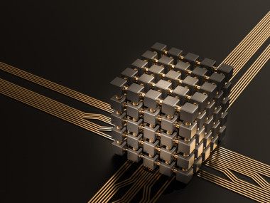 處理器 (微芯片) 相互關(guān)聯(lián)的接收和發(fā)送信息。技術(shù)和未來的概念