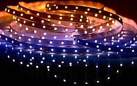Led 闪光二极管灯。带钢