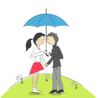 女孩和男孩圖片