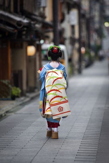 在京都的藝妓