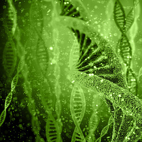 多彩的 Dna 结构图片