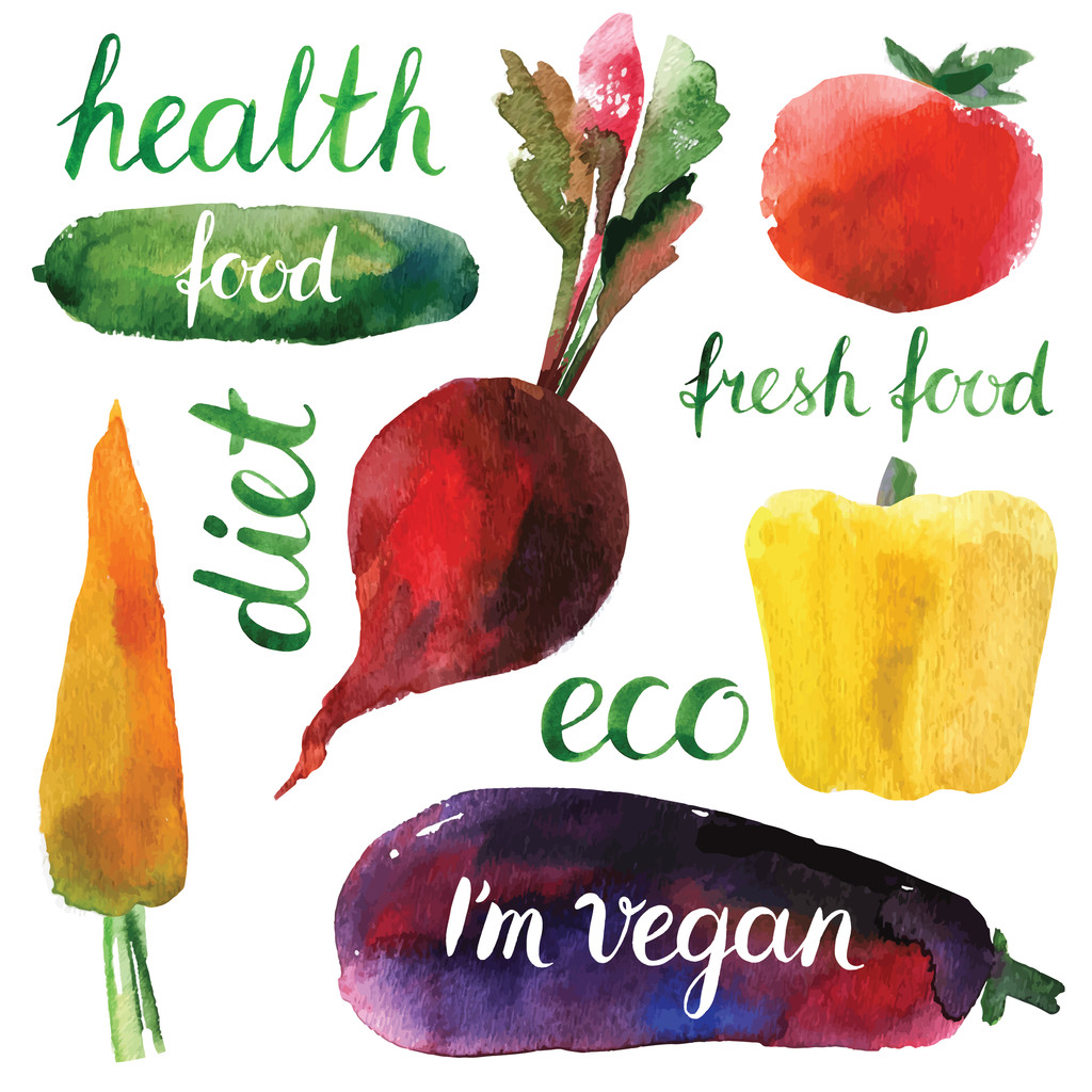 水彩蔬菜集图片 水彩蔬菜集图片