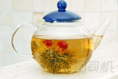玻璃壺花茶
