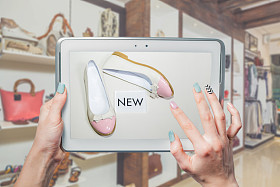 网上鞋店，在网上拍卖图片