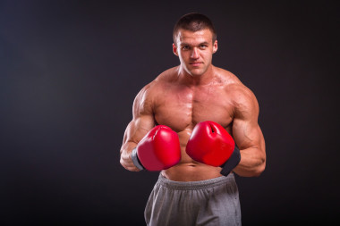 那個拳擊手套照片