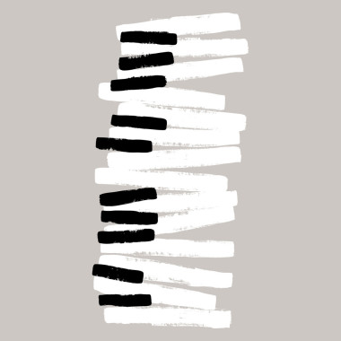 鋼琴鍵圖標(biāo)照片