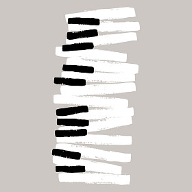 钢琴键图标照片