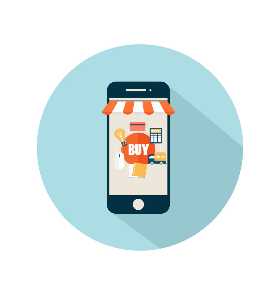 经营理念。在线购物。图表背景 E com 经营理念。在线购物。图表背景 E com