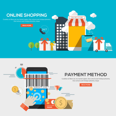 平面设计插画概念照片