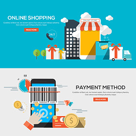 平面设计插画概念照片