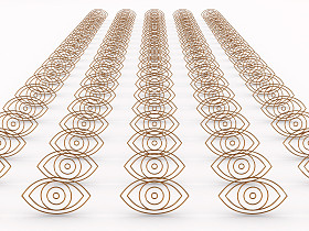 所有看见的眼睛。3d